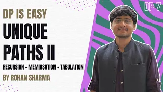 Unique Paths 2 Recursion Memoisation Tabulation DP-7