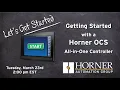 Getting Started with Horner OCS All-in-one Controllers