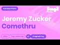 Jeremy Zucker - comethru (Karaoke Piano)