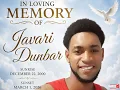 Javari Dunbar Funeral