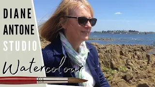 Welcome to Diane Antone Studio Watercolor Art Channel - Realtime Narrated Step by Step Tutorials