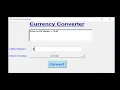 GUI currency converter python mini projects