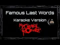 Download Lagu My Chemical Romance • Famous Last Words (CC) 🎤 [Karaoke] [Instrumental]