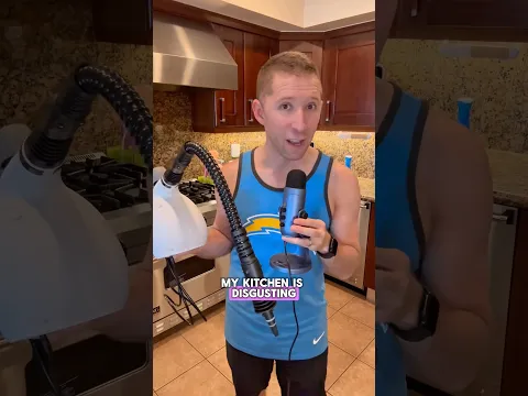Steam cleaning my disgusting kitchen