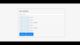 Simple Note App In JavaScript With Source Code Source Code Projects