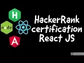 Hacker Rank React JS Certification Intermediate