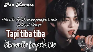 pov haruto haruto lelah menjemput mu selesai bekerja tapi tiba tiba ia khawatir kepada mu 