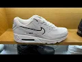 Nike Air Max 90 White Black Outlined Swoosh - Style Code HF3835-100