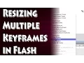 Adobe Flash Tutorial - Resizing a Bunch of Keyframes