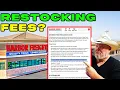 Harbor Freight 20 Restocking Fees on EVERYTHING