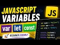 JavaScript Variables Explained var let const JavaScript for BeginnersAlternative