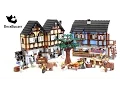 Lagu Lego Castle 10193 Medieval Market Village - Lego Speed Build