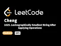 LeetCode 1625 Lexicographically Smallest String After Applying Operations