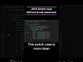 Java switch case without break statement