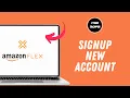 How to Signup New Account on Amazon Flex