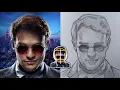 How to draw Matt Murdock Daredevil