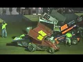 PASS 305 Sprint cars feature first lap wreck Path Valley Speedway 2026