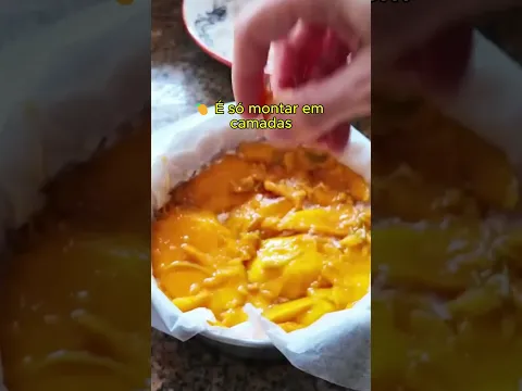 🥭 A sobremesa de manga mais pedida (sem trigo e sem leite)  #receitas #manga  #sobremesarapida