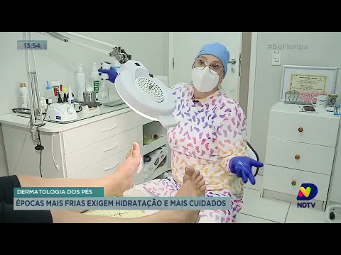 Épocas mais frias exigem hidratação e mais cuidados com os pés