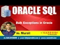 Bulk Exceptions in Oracle Oracle Tutorial Mr Murali