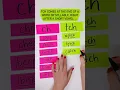 Do you know the CH versus TCH rules
