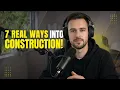 7 Real Ways to Start in Construction in Australia No Experience Needed