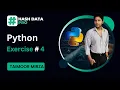 Python Basic Exercise Python Course Day 12 Python Tutorial