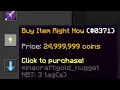 auction house sniper 52m day hypixel skyblock