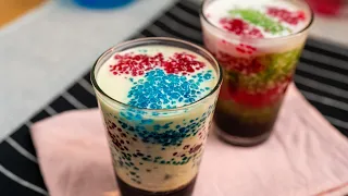 sagu gula melaka sejuk penuh nikmat