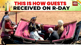 president droupadi murmu leads 77th republic day celebrations with eu chief u0026 portuguese pm