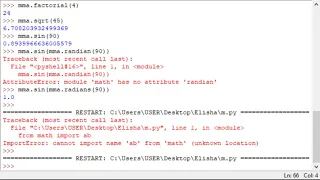 PYTHON IMPORTS AND INBUILT FUNCTIONS
