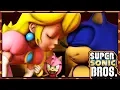 Lagu Sonic Kisses Peach? | Super Sonic Bros 02 Animation