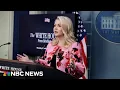 White House questioned about Trump s threat to target Iranian civilian infrastructure