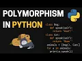 Polymorphism in Python One Method Many Forms