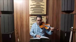 آموزش ویلن ترمه و اطلس معین گلبانگ   ایمان ملکی دندنها