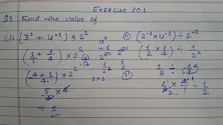 Class 8 - Exercise 10 1