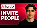 How To Invite People To The Kajabi Community Tutorial 2025