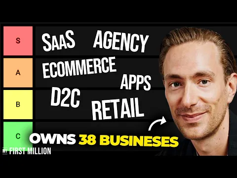 Ranking The Best And Worst Businesses To Start w/ Billionaire Investor Andrew Wilkinson (#386) thumbnail