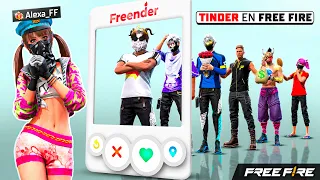 ALEXA VS 10 HOMBRES (Tinder en Free Fire)👀🤣