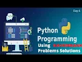 PYTHON BASIC PROBLEMS SOLUTIONS HACKERRANK Day-4LEARN CODING EASILY HOW TO BECOME GOOD PROGRAMMER