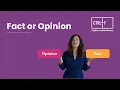 Fact or Opinion