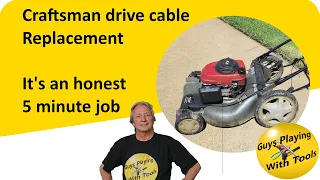 Craftsman Drive Cable replacement