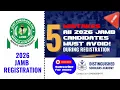 5 Common Mistakes to Avoid During JAMB Registration 2026 UTME Guide