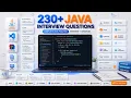 Solve 230 Java Interview Questions Complete Java Programming Practice for Beginners to Advanced