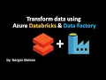 Tutorial Transform data using Azure Databricks Data Factory