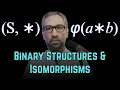 Abstract Algebra Binary Operations Binary Structures Isomorphism