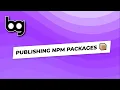 publishing npm packages