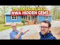 FAYETTEVILLE ARKANSAS Rural Homes ON LAND PRIVACY That Is Hard To Find NWA HIDDEN GEMS