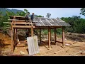 Download Lagu Building wooden house - Young man build house on mountain to develop farm - Green forest life