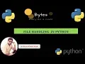 File Handling in Python Python Tutorial for Beginners